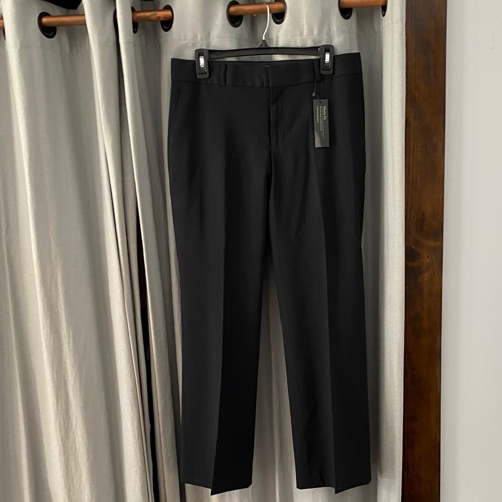 Banana Republic Women's Black Straight Leg Pants, Martin Fit, Size 10P